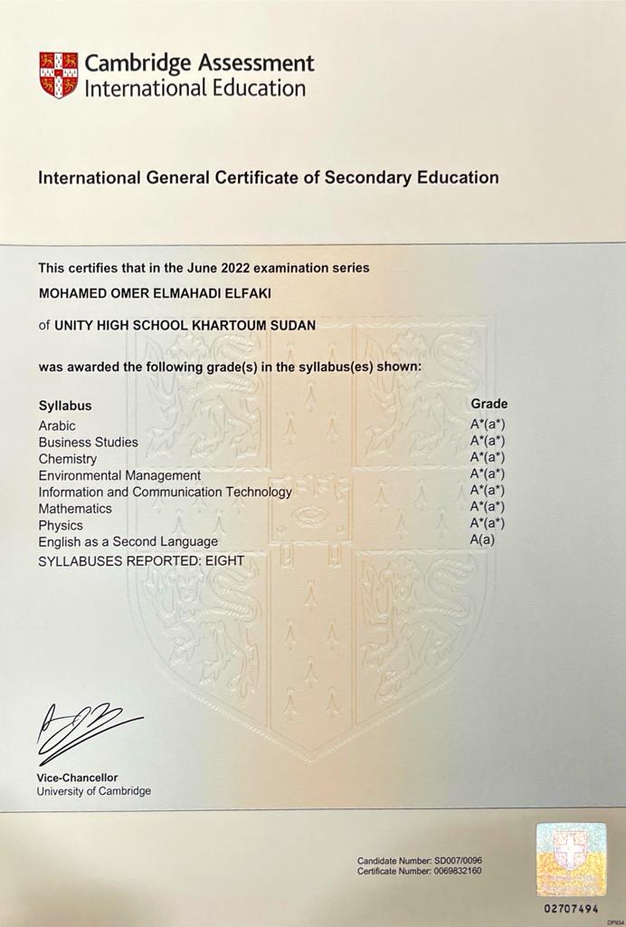 IGCSE Results